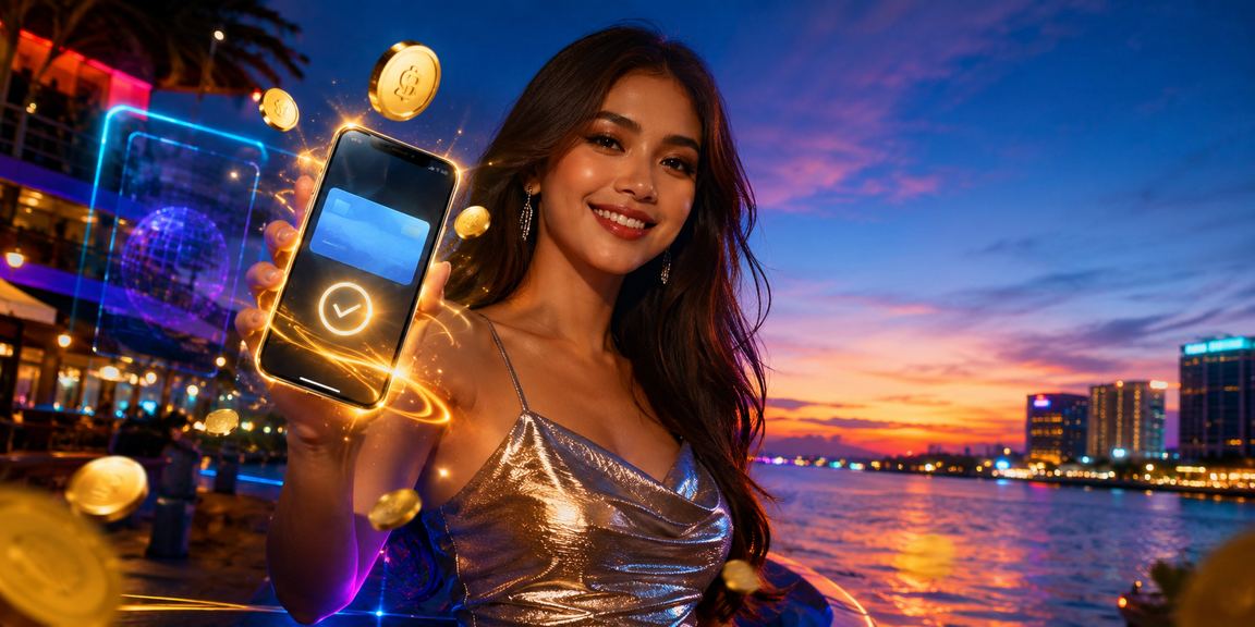 Pemain mendaftar dan bermain slot melalui peranti mudah alih di Kota Kinabalu